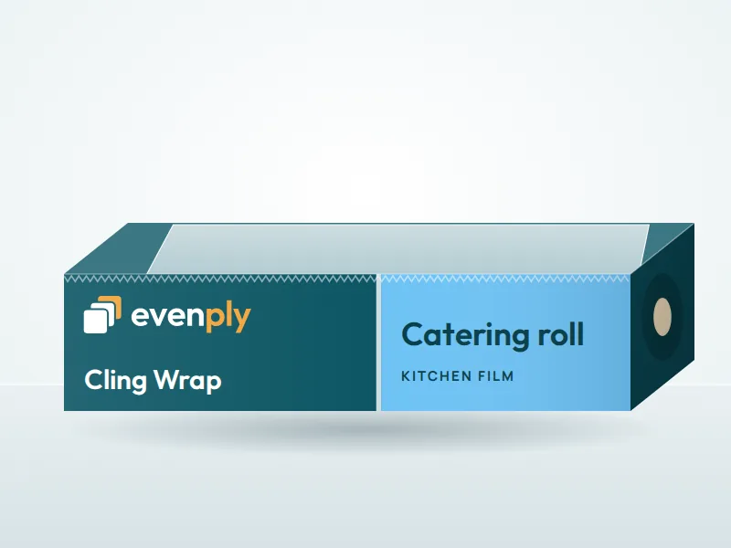 Evenply cling wrap catering roll