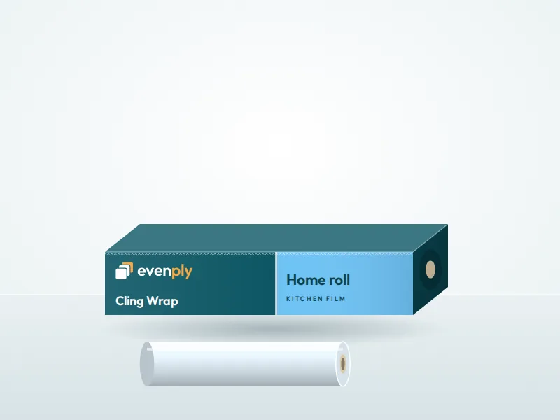 Evenply cling wrap home roll